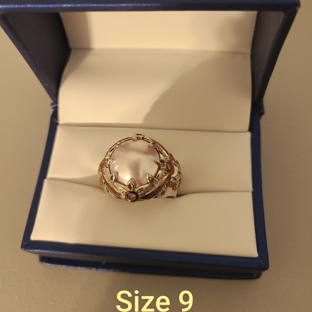Fresh water pearl ring